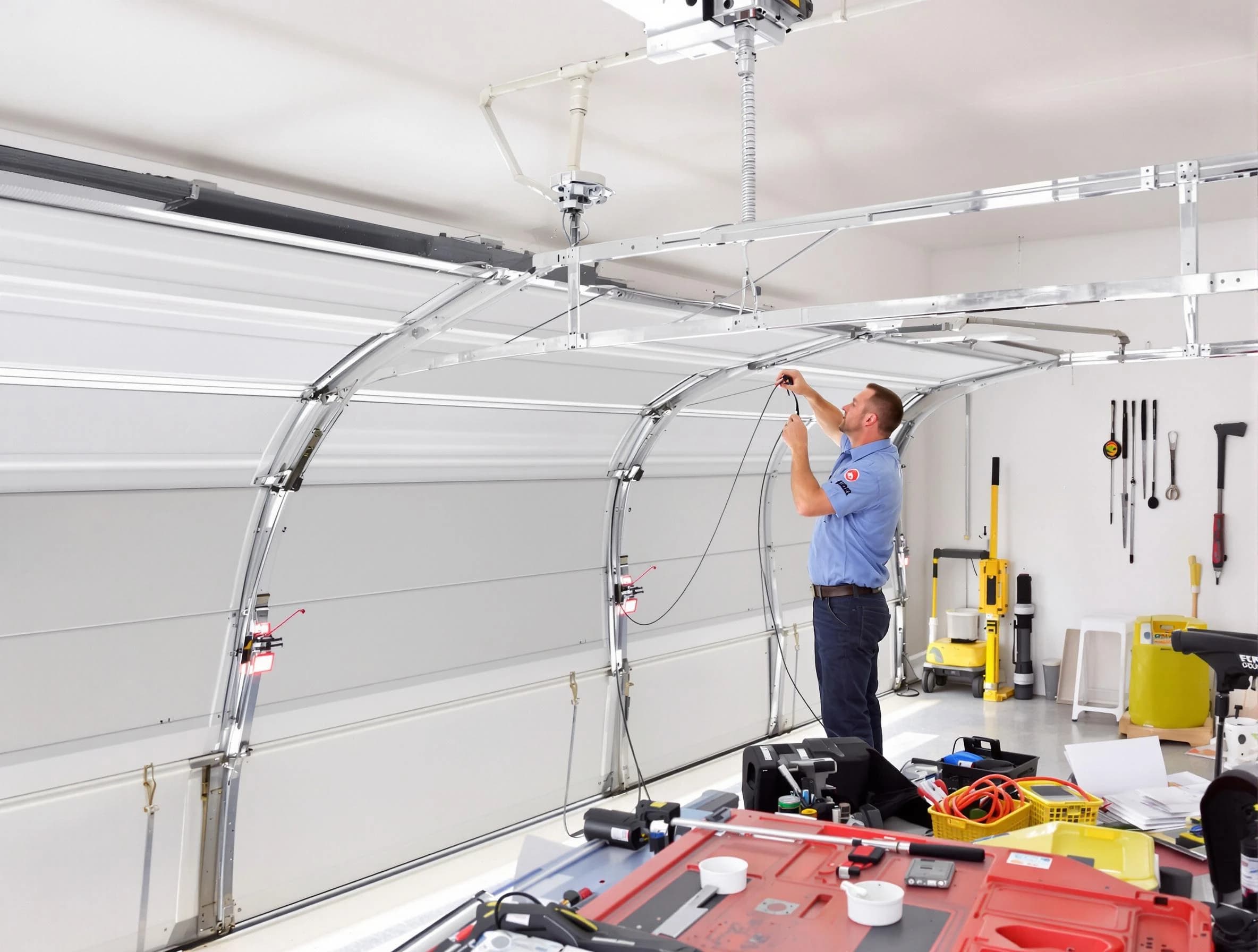 Garage door cable repair service by Kennedy Garage Door Repair in Kennedy