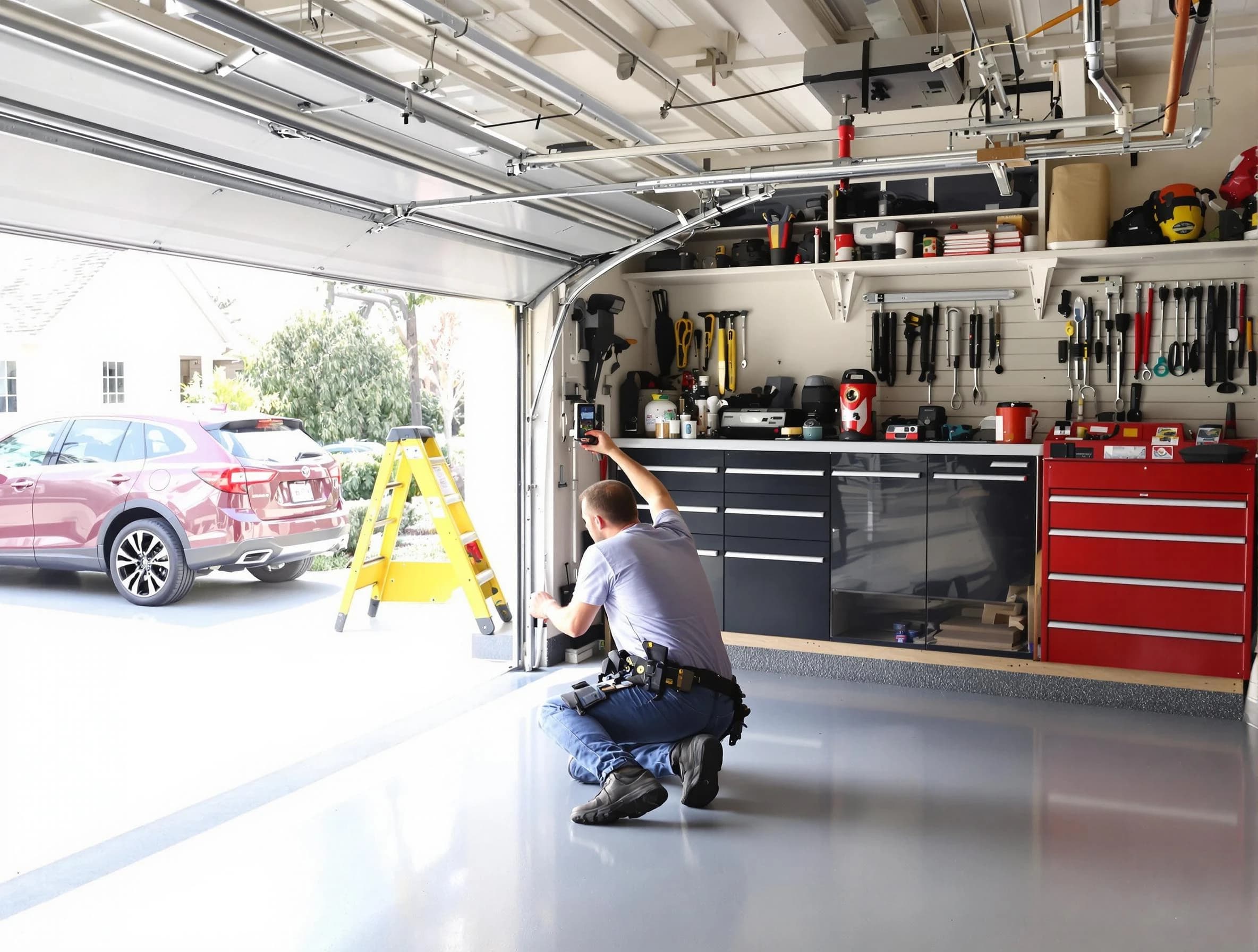 Local garage door repair service by Kennedy Garage Door Repair in Kennedy