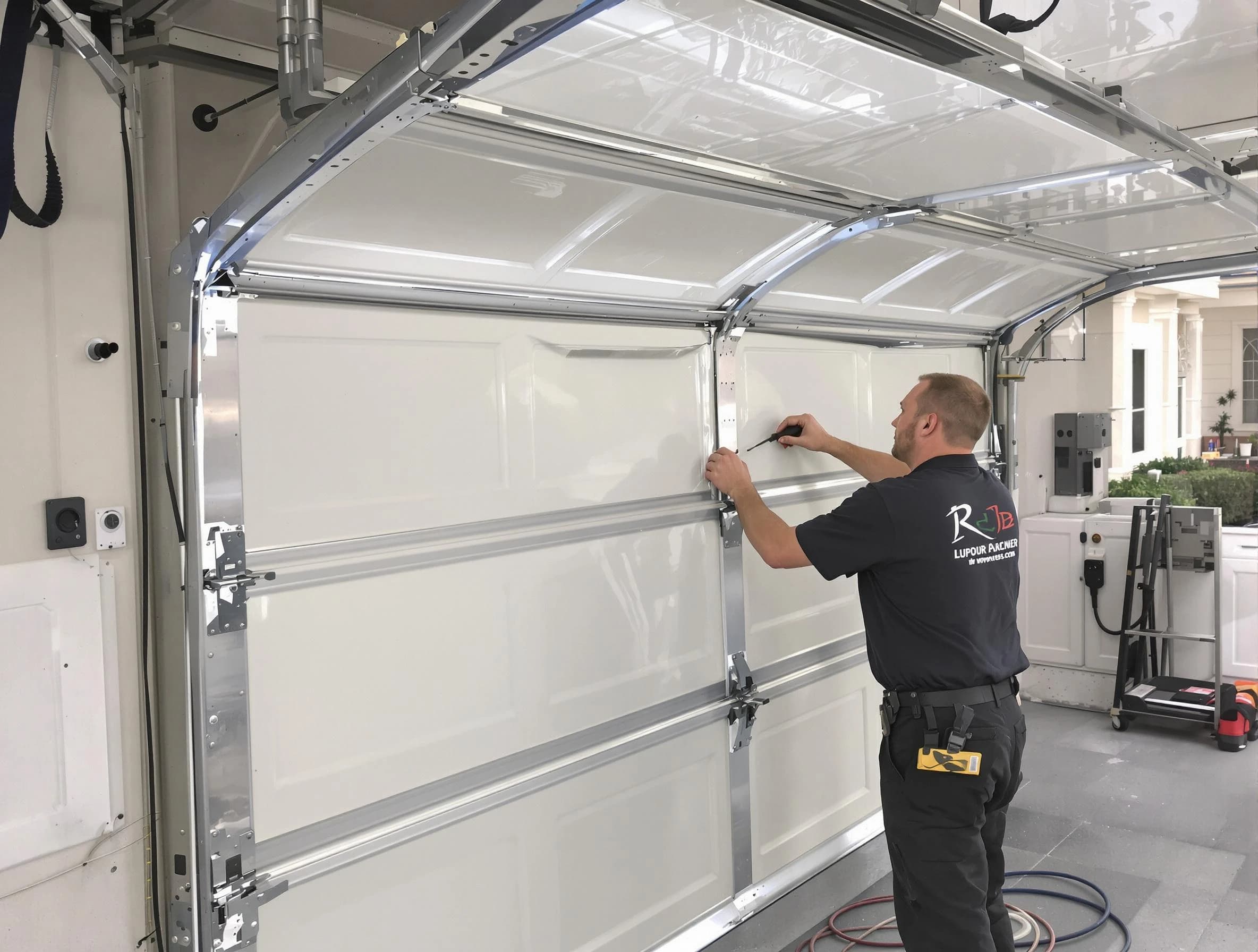 Kennedy Garage Door Repair professional performing panel repair in Kennedy