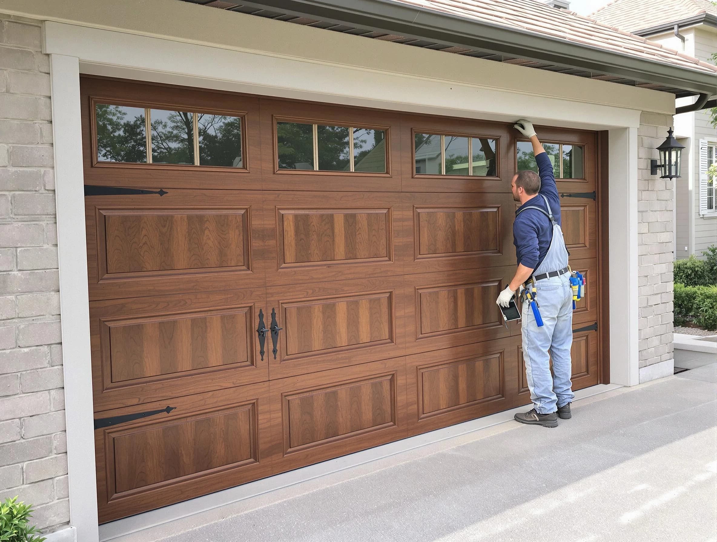 Custom garage door showcase by Kennedy Garage Door Repair in Kennedy