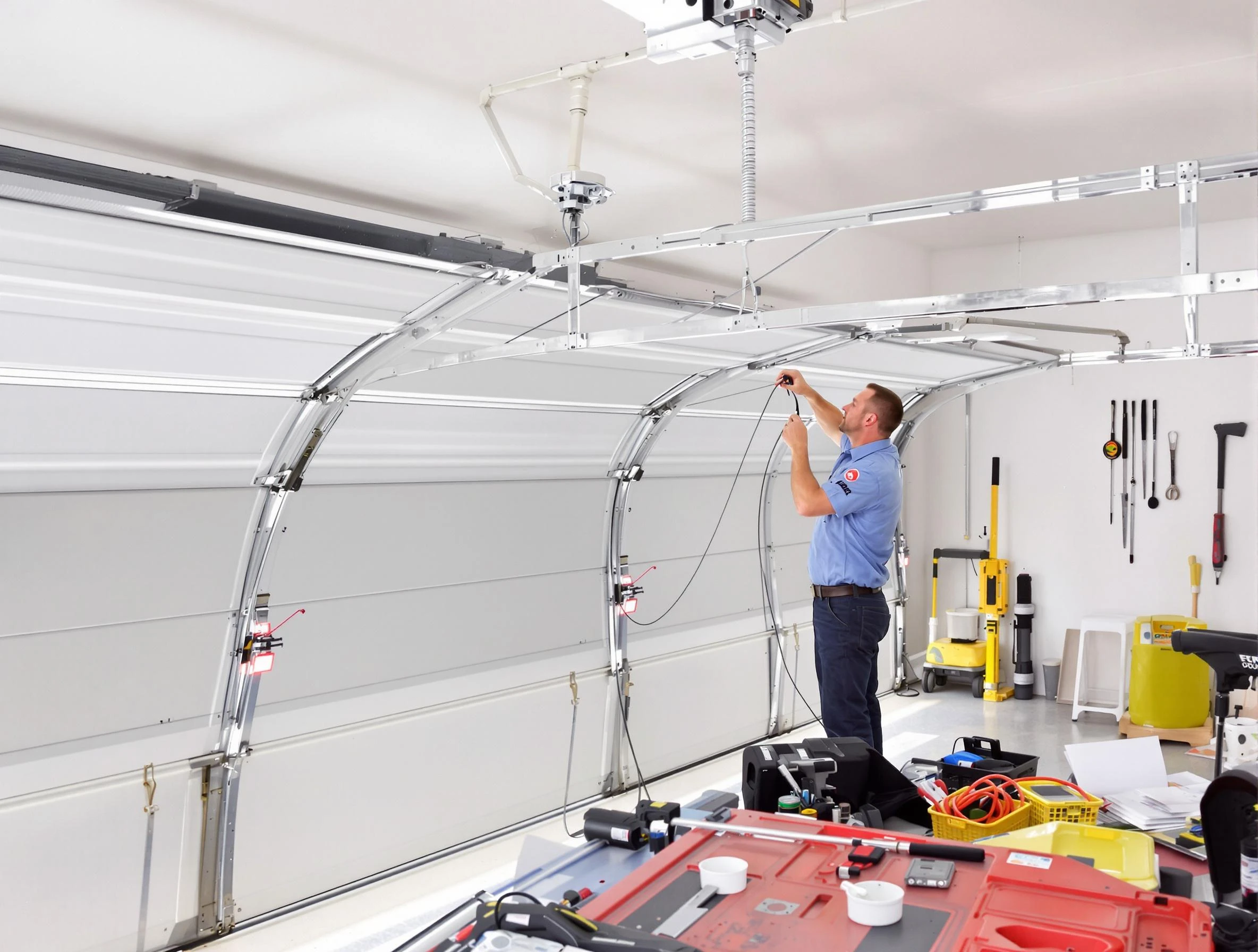 Garage door cable repair service by Kennedy Garage Door Repair in Kennedy