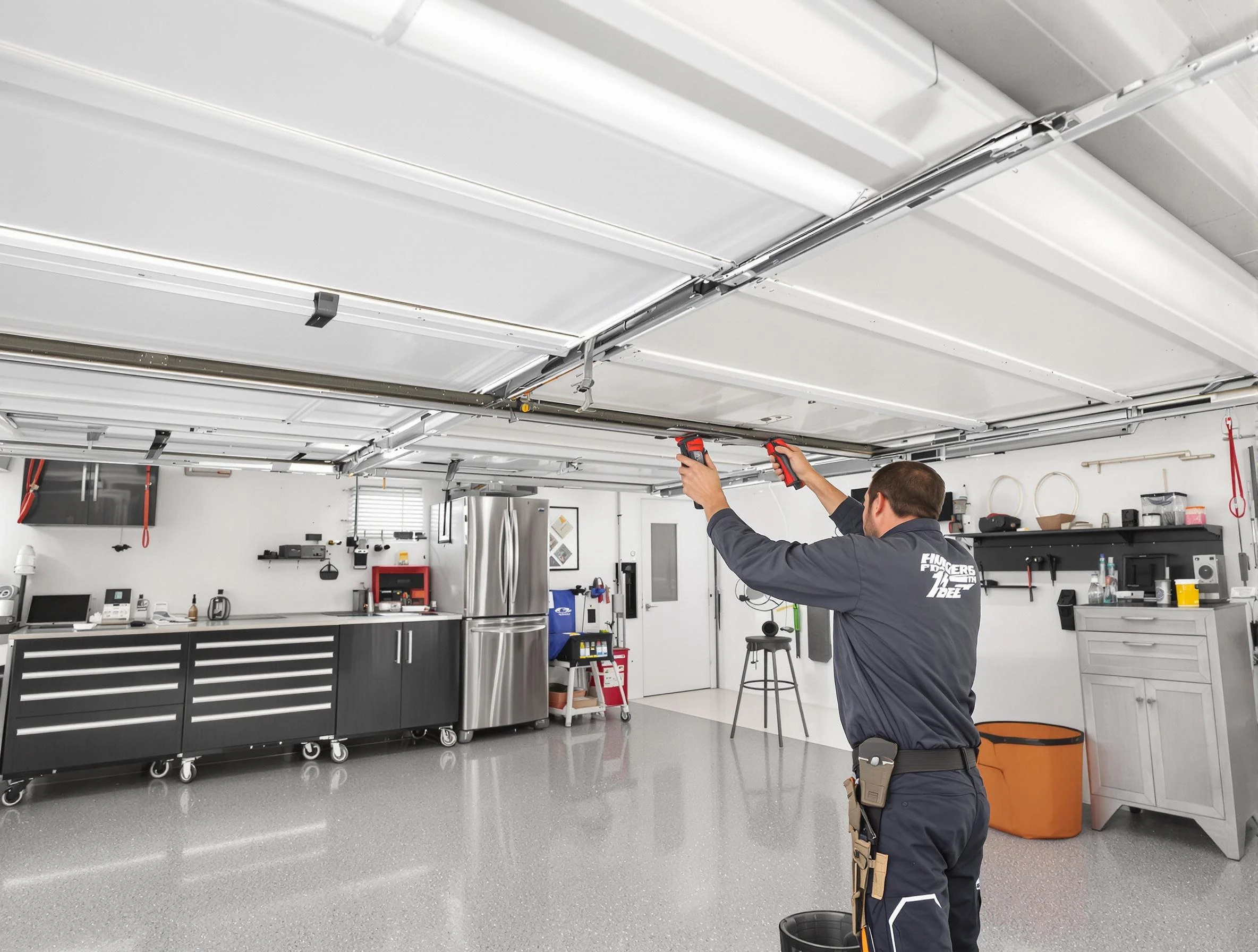 Overhead garage door repair service by Kennedy Garage Door Repair in Kennedy